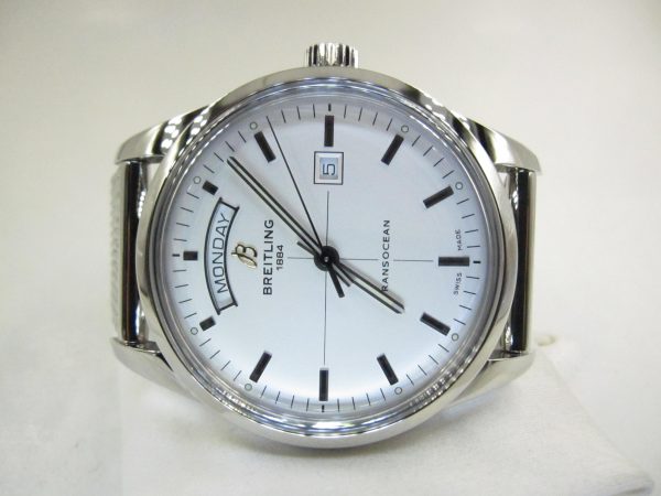Breitling Transocean Day & Date A45310(Pre-Owned)BRE-011