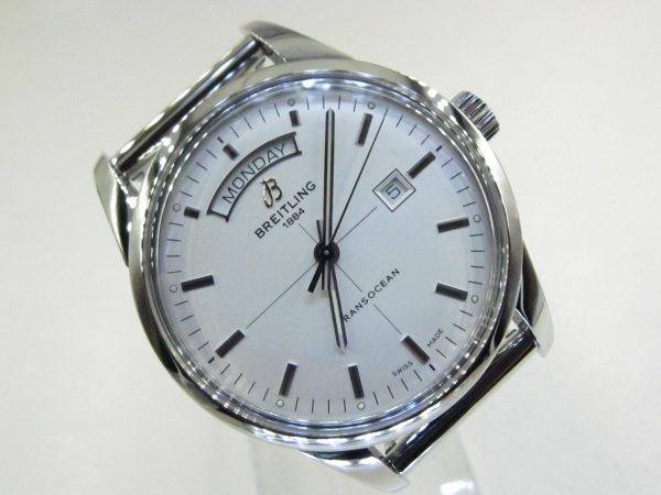 Breitling Transocean Day & Date A45310(Pre-Owned)BRE-011