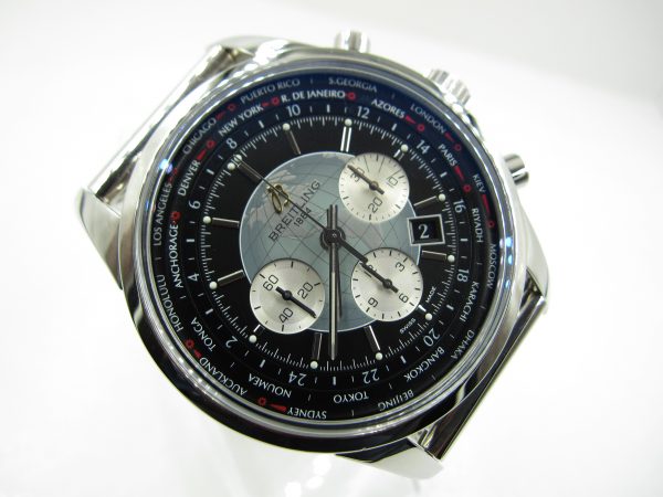 Breitling Transocean World Time A050B620CA(Pre Ownded Watch)BRE-007